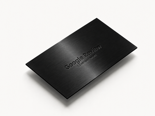 TapKar Bro Black Google Review NFC Card