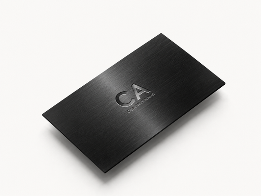 TapKar Bro Black Metal NFC Business Card