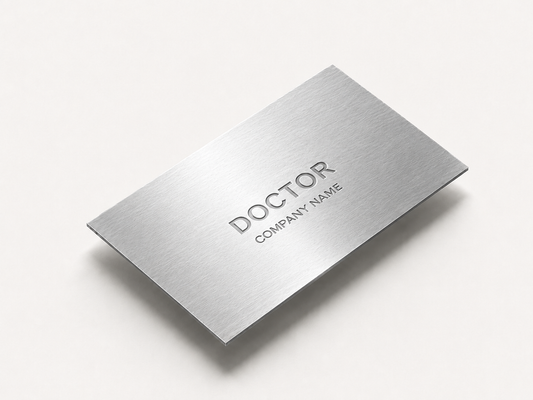 TapKar Bro Silver Doctor NFC Business Card